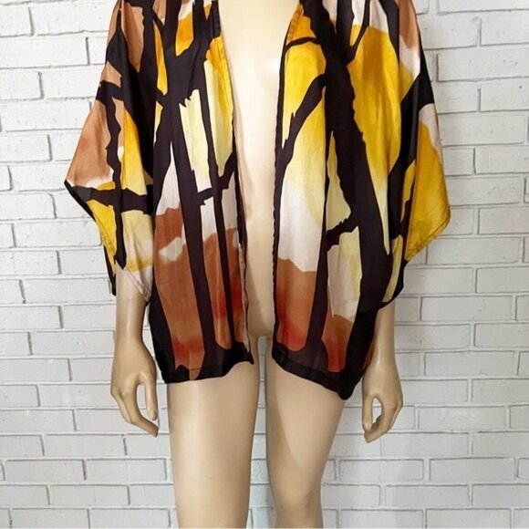 Mes Demoiselles Women’s Draped Silk Blouse - Size Small - Picture 6 of 14
